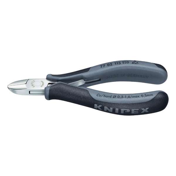 Knipex 77 02 77 02 115 ESD ESD Zijkniptang Met facet 115 mm Knipex 77 02 77 02 115 ESD ESD Zijkniptang Met facet 115 mm