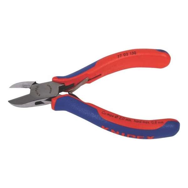 Knipex 77 02 130 Elektronica en fijnmechanica Zijkniptang Met facet 130 mm Knipex 77 02 130 Elektronica en fijnmechanica Zijkniptang Met facet 130 mm