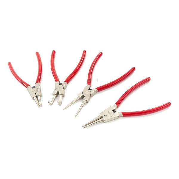 HBM 4 Delige 225 mm Seegerringtangenset, Borgveertangenset HBM 4 Delige 225 mm Seegerringtangenset, Borgveertangenset
