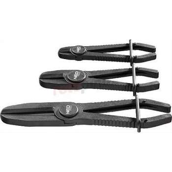 Klemtang Flexibele Leidingen - Kunststof Set van 3 - Zwart Neo-Tools 11-224