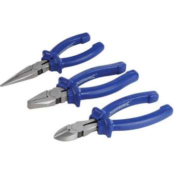 Silverline Tangen Set - 160 mm. - 3 Delig