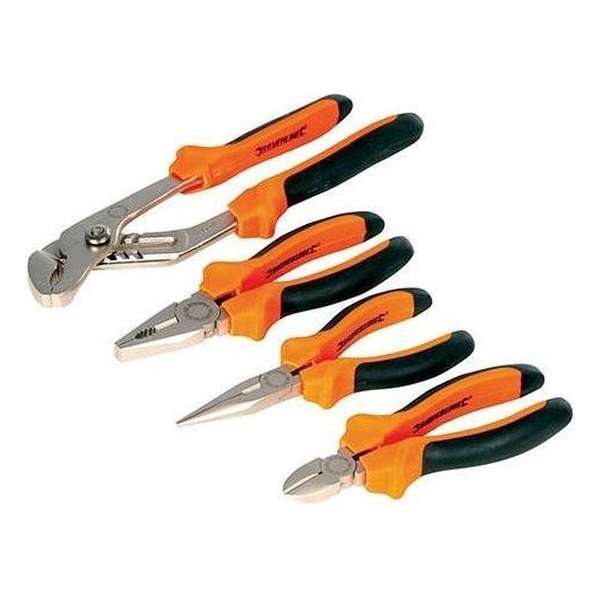 Silverline Tangen Set- Expert - 150, 180, 250 mm. - 4 Delig