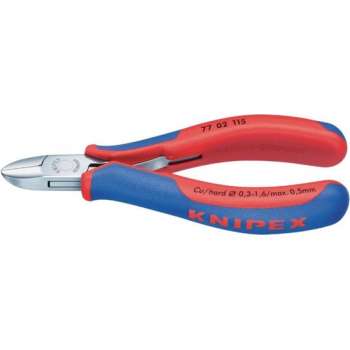 Knipex 77 02 115 Elektronica en fijnmechanica Zijkniptang Met facet 115 mm