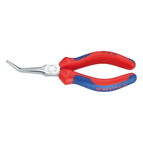 Knipex 31 25 160 Elektronica en fijnmechanica Naaldtang 45° gebogen 160 mm Knipex 31 25 160 Elektronica en fijnmechanica Naaldtang 45° gebogen 160 mm