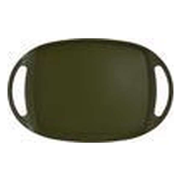 BBQ 36.9x24.6cm gesmede aluminium, APTA-inductie, groene aarde BBQ 36.9x24.6cm gesmede aluminium, APTA-inductie, groene aarde