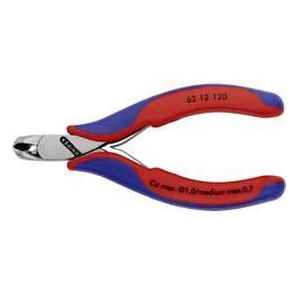 Knipex 62 12 120 Elektronica en fijnmechanica Schuine snijtang Zonder facet 120 mm