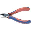 Knipex 77 22 130 Elektronica en fijnmechanica Zijkniptang Met facet 130 mm