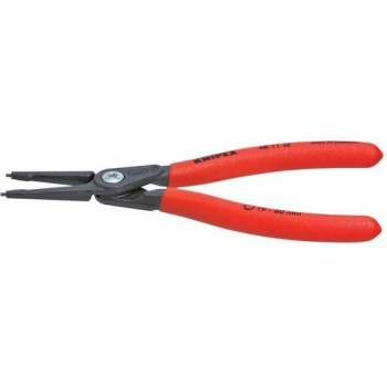 Knipex 49 11 A2 Precisie-borgveertang Geschikt voor borgringen Buitenringen 19-60 mm Puntvorm Recht