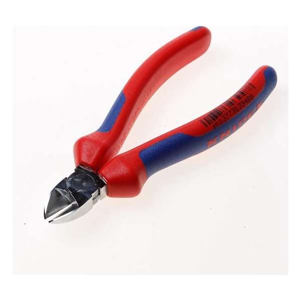 Knipex Kracht-Zijsnijtang verchroomd comfort 140mm Knipex Kracht-Zijsnijtang verchroomd comfort 140mm