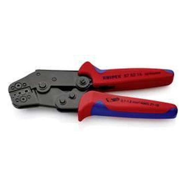 Knipex 97 52 14 Krimptang Ongeïsoleerde , open connectoren 0.10 tot 1.5 mm² Knipex 97 52 14 Krimptang Ongeïsoleerde , open connectoren 0.10 tot 1.5 mm²