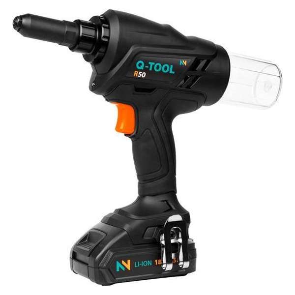 Popnageltang op accu 18Volt geschikt tot 5,0 mm. popnagels Popnageltang op accu 18Volt geschikt tot 5,0 mm. popnagels