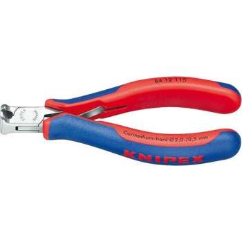 Knipex 64 12 115 Elektronica en fijnmechanica Voorsnijder Met facet 115 mm