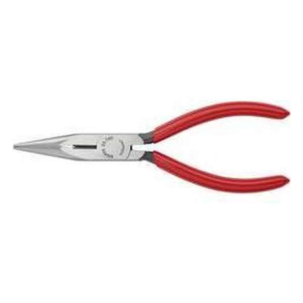 Knipex 25 01 160 Elektronica en fijnmechanica Platte rondbektang Recht 160 mm Knipex 25 01 160 Elektronica en fijnmechanica Platte rondbektang Recht 160 mm