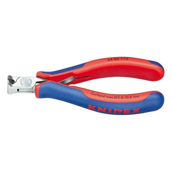 Knipex 64 02 115 Elektronica en fijnmechanica Voorsnijder Met facet 115 mm Knipex 64 02 115 Elektronica en fijnmechanica Voorsnijder Met facet 115 mm