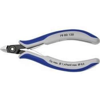 Knipex 79 02 120 Elektronica en fijnmechanica Zijkniptang Met facet 120 mm