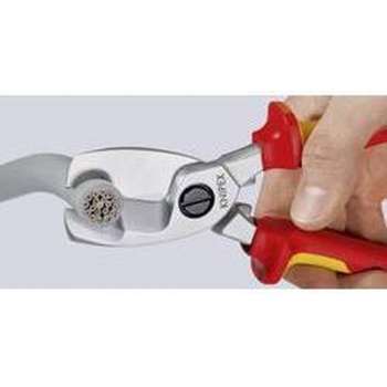 Knipex 95 17 200 Kabelschaar Geschikt voor (striptechniek) Alu- en koperkabel, een- en meerdraads 20 mm 70 mm² 0