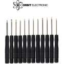 Orbit - Mini Schroevendraaier 12 Stuks/Set - Voor Smartphone, Tablet Repareren