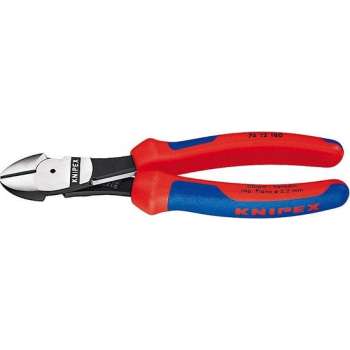 Knipex 74 12 180 Werkplaats Kracht-zijsnijtang Met facet 180 mm
