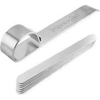 Buiggereedschap en metalen armbanden, l: 15 cm, b: 6-10 mm, aluminium, 1set