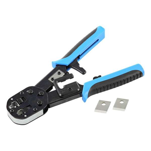 Crimping Tool Rj45 - For Twp8P8E Connectors + 2 Extra Blades Crimping Tool Rj45 - For Twp8P8E Connectors + 2 Extra Blades
