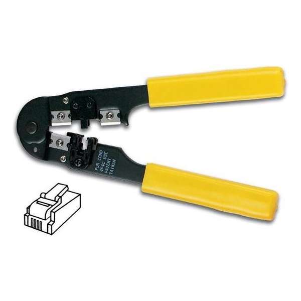 Krimptang Voor Modulaire Connectoren 4P2C, 4P4C (Rj10) Krimptang Voor Modulaire Connectoren 4P2C, 4P4C (Rj10)