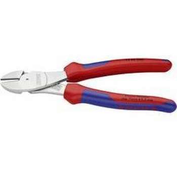 Knipex 74 05 200 SB Werkplaats Kracht-zijsnijtang Met facet 200 mm