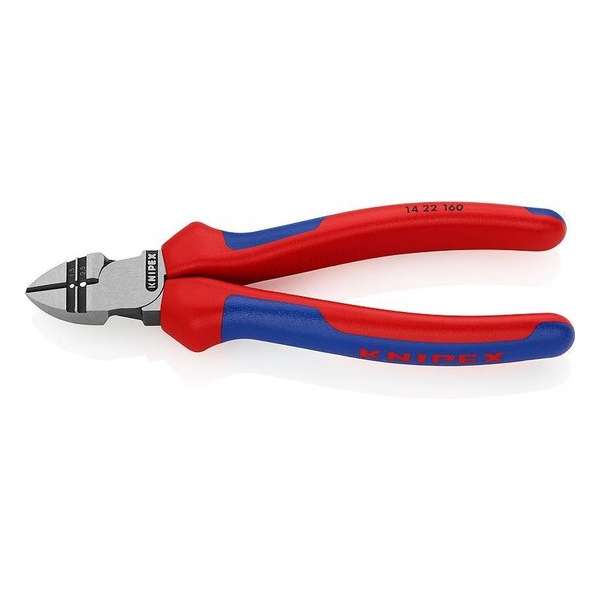 Knipex 14 22 160 Werkplaats Strip-zijsnijtang Met facet 160 mm Knipex 14 22 160 Werkplaats Strip-zijsnijtang Met facet 160 mm