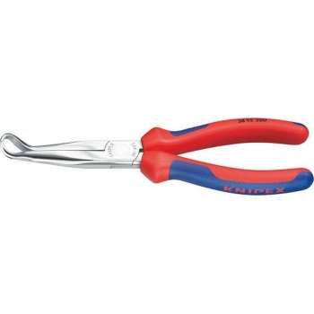 Knipex 38 95 200 Elektronica en fijnmechanica Platte rondbektang 45° gebogen 200 mm