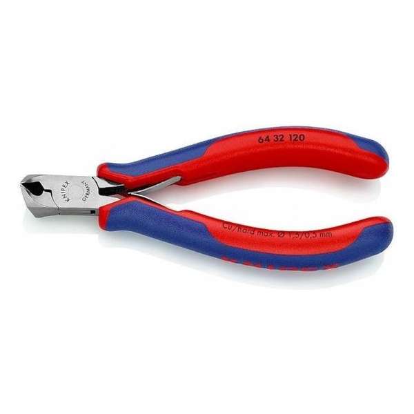 Knipex elektronica voorsnijtang 120 mm - 6432120 Knipex elektronica voorsnijtang 120 mm - 6432120