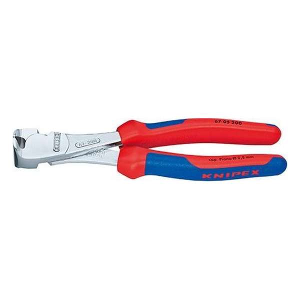 Knipex Voorsnijtang 200mm verchroomd Knipex Voorsnijtang 200mm verchroomd