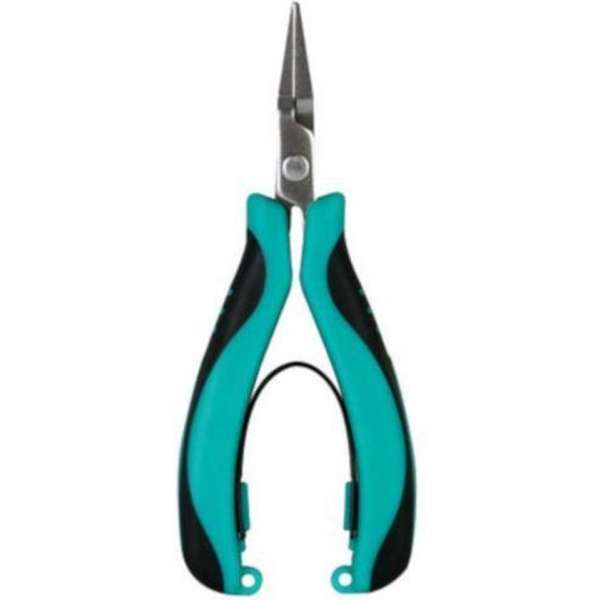 Velleman Platbektang 12 X 6,4 Cm Staal Turquoise/zwart Velleman Platbektang 12 X 6,4 Cm Staal Turquoise/zwart