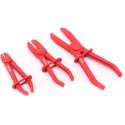 Yato Flexibele slangklemmen - 3-delig - Materiaal: kunstof -  Rood - Gewicht: 253 gram