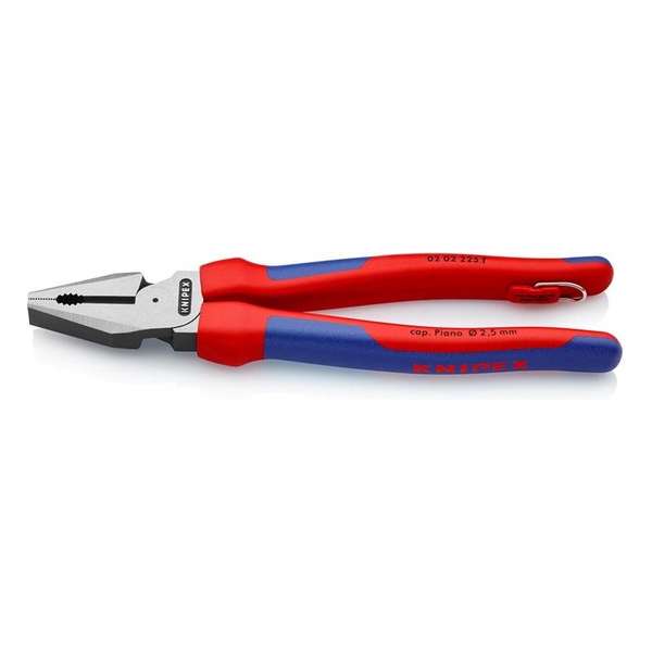 Knipex 0202225TBK Kracht Combinatietang met borghaak - 225mm Knipex 0202225TBK Kracht Combinatietang met borghaak - 225mm