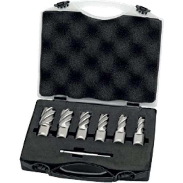 Phantom kernboor set HSS 25mm 12-22 7-dlg Phantom kernboor set HSS 25mm 12-22 7-dlg