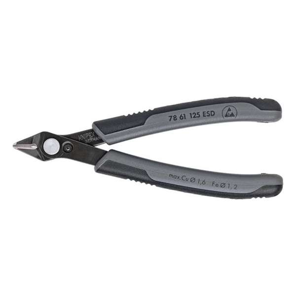 Knipex Super-Knips 78 61 125 ESD ESD Printtang Zonder facet 125 mm Knipex Super-Knips 78 61 125 ESD ESD Printtang Zonder facet 125 mm
