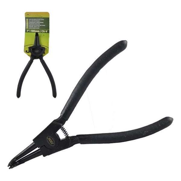 JBM Tools | Externe kniptang 7" (gekromde uiteinden) 180mm JBM Tools | Externe kniptang 7" (gekromde uiteinden) 180mm