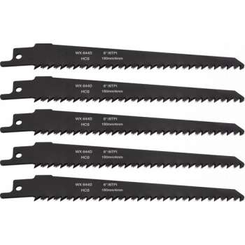 Wovar Reciprozaagjes voor hout 150 mm - Set 5 stuks