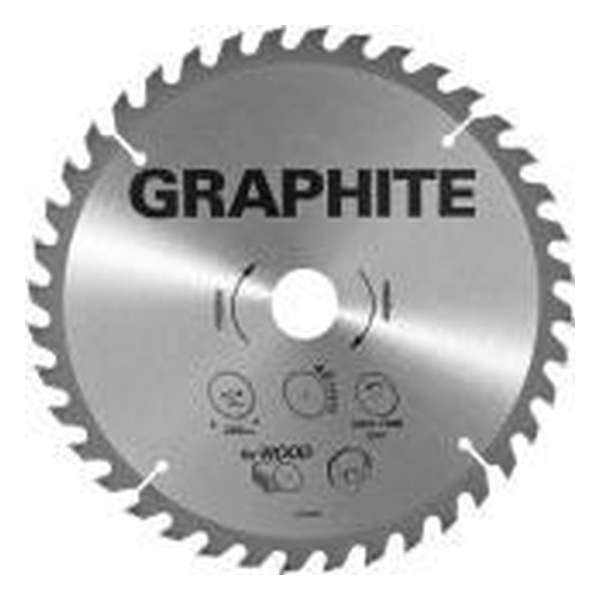 GRAPHITE Cirkelzaagblad 130 mm, 18 tands, Hout