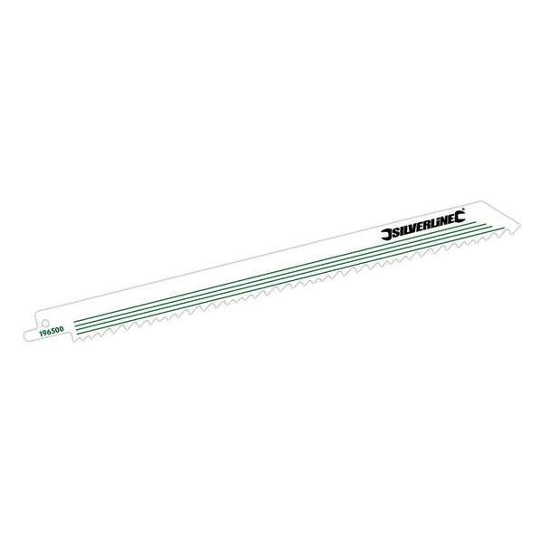 Silverline Reciprozaagbladen voor hout, 5 stuks, 240 mm Silverline Reciprozaagbladen voor hout, 5 stuks, 240 mm