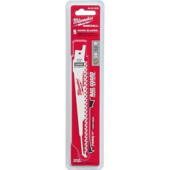 Milwaukee 48005035 Reciprozaagblad - 150 x 5TPI - Hout met spijkers (5st)