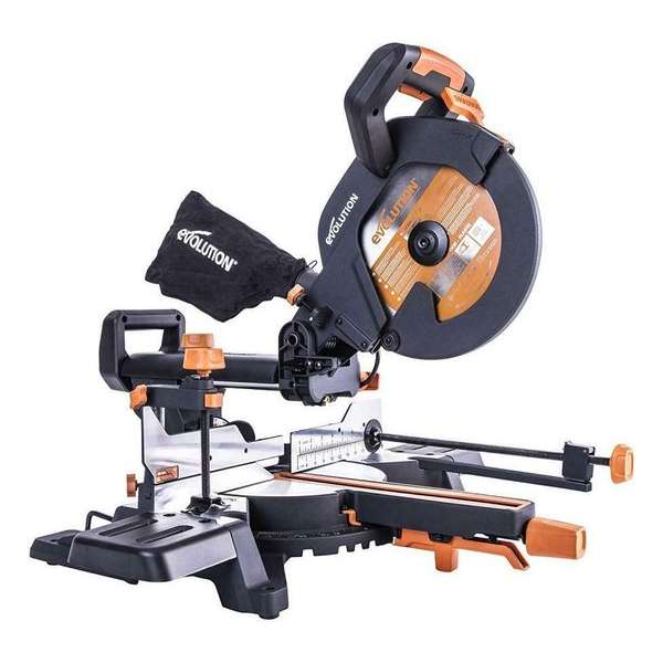 EVOLUTION - Evolution RAGE3R255 SMS3 Radiaal Afkortzaag 255 mm | 80 x 300 mm - DIA 255 MM - 2000W - 16KG