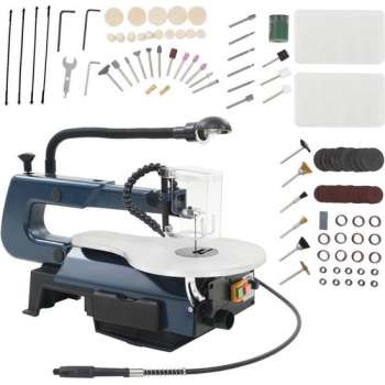 vidaXL Figuurzaagmachineset 125 W 252 mm 108-delig