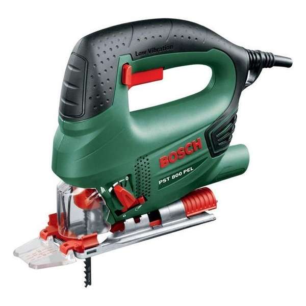 Bosch PST 800 PEL Decoupeerzaag - 530 Watt - Met kunststof koffer en 1 decoupeerzaagblad voor hout