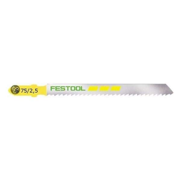 Festool Decoupeerzaagblad S 75/2,5/25 (25 stuks) Festool Decoupeerzaagblad S 75/2,5/25 (25 stuks)