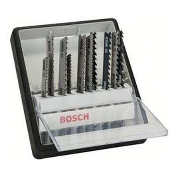 Bosch 10-delige Robust Line decoupeerzaagbladenset Wood Expert T-schacht Bosch 10-delige Robust Line decoupeerzaagbladenset Wood Expert T-schacht