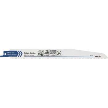Reca Reciprozaagblad metaal Robust  Combo 8/10 225 mm  BiM  sloopwerkzaamheden, dikke platen 4-12 mm, ook voor glas  (10 stuks)