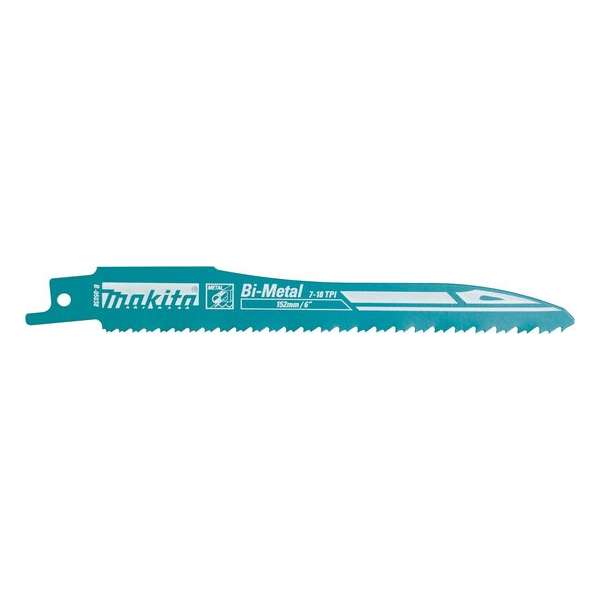 Makita B-05038 Reciprozaagblad - 128 x 7/18TPI - Metaal/Kunststof (5st) Makita B-05038 Reciprozaagblad - 128 x 7/18TPI - Metaal/Kunststof (5st)