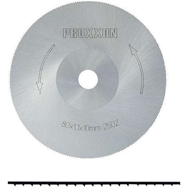 Proxxon - Cirkelzaagblad Hss Ø 80 Mm Asgat 10 Mm 1,1 Mm (Pr28730) Proxxon - Cirkelzaagblad Hss Ø 80 Mm Asgat 10 Mm 1,1 Mm (Pr28730)