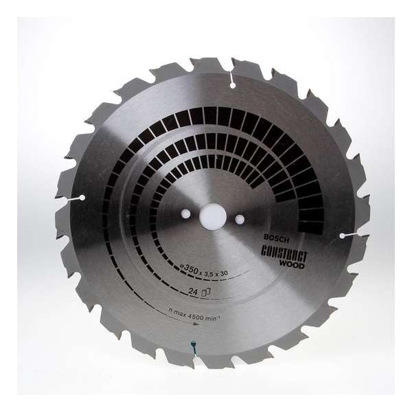 Bosch - Cirkelzaagblad Construct Wood 350 x 30 x 3,5 mm, 24 Bosch - Cirkelzaagblad Construct Wood 350 x 30 x 3,5 mm, 24