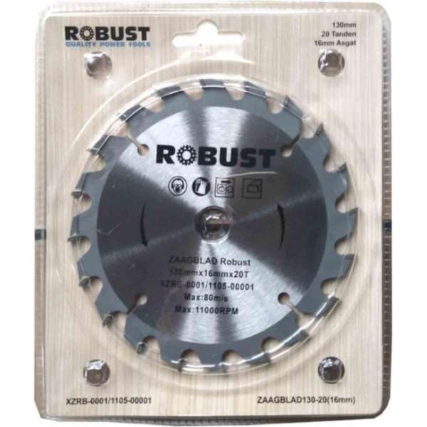Zaagblad Robust XZRB-0001 130Mm X 16Mm X 24T Zaagblad Robust XZRB-0001 130Mm X 16Mm X 24T